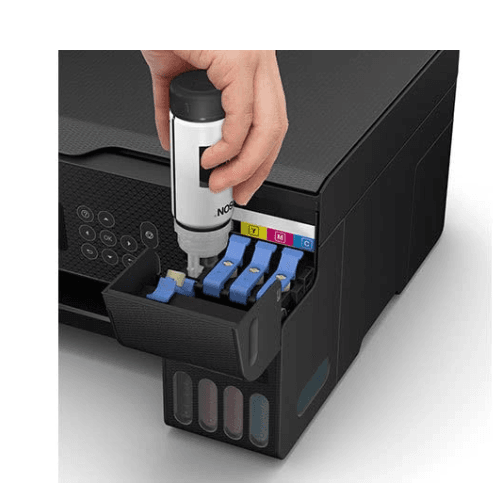 Epson Ecotank L3260 A4 Wi-Fi All-in-One Wireless Colour Solid Ink Printers, Black - Image 3