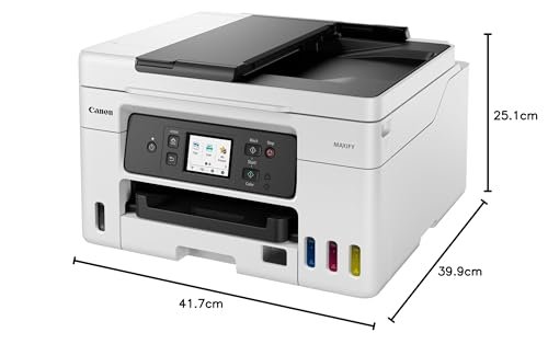 Canon MAXIFY GX4070 All in One WiFi Inktank Printer with FAX (Upto 6000 Mono Prints and 14000 Colour Prints) for Office, White Online at Low Prices in India | Canon Reviews & Ratings - Image 5