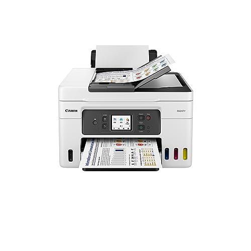 Canon MAXIFY GX4070 All in One WiFi Inktank Printer with FAX (Upto 6000 Mono Prints and 14000 Colour Prints) for Office, White Online at Low Prices in India | Canon Reviews & Ratings - Image 2