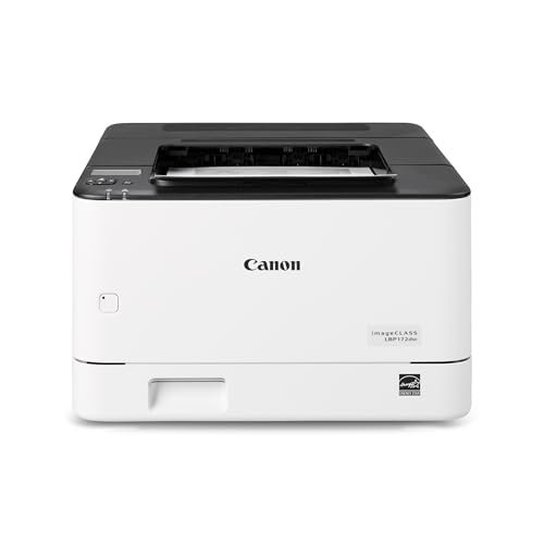 Canon imageCLASS LBP172dw – Monochrome Duplex, Wireless Laser Printer, Single Function, Home Office, Mobile Ready, 1 Year Limited Warranty, 35 PPM, White : Computers & Accessories
