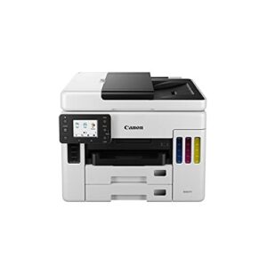 Canon MAXIFY MegaTank GX7070 All-in-One WiFI Ink Tank Colour Printer with FAX for High Volume Document Printing with 2 years Standard Warranty Online at Low Prices in India