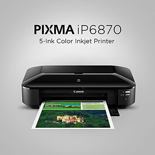 Canon Pixma iX6870 Single Function Inkjet Printer (Black) : Computers & Accessories - Image 4