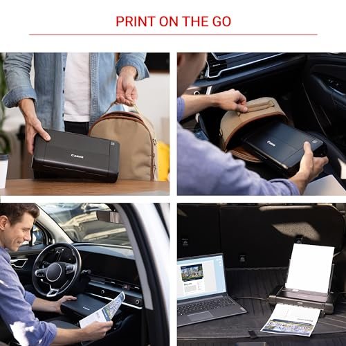 Canon Pixma TR150 Wireless Portable WiFi Inkjet Printer USB : Computers & Accessories - Image 7