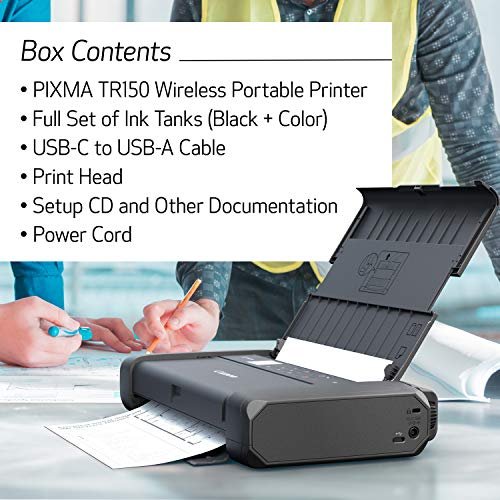Canon Pixma TR150 Wireless Portable WiFi Inkjet Printer USB : Computers & Accessories - Image 11