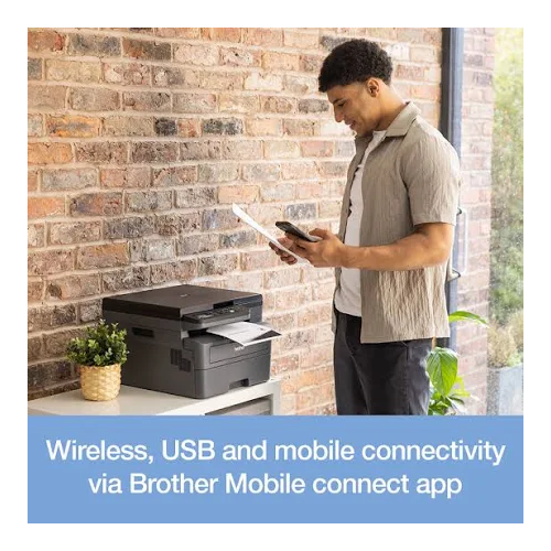 Brother DCP-B7620DWB All-in-One Monochrome Laser Printer, Wi-Fi & Auto Duplex, Affordable Printer for Business, LCD Display, 34 ppm Mono - Image 6