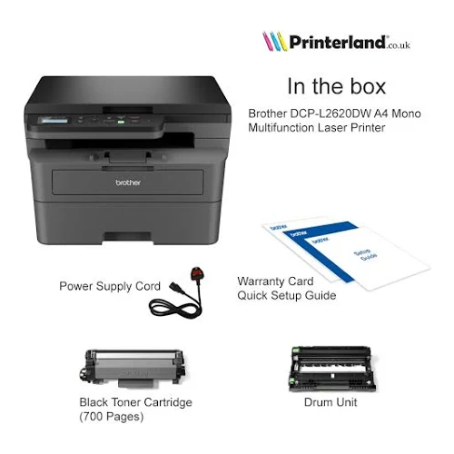 Brother DCP-B7620DWB All-in-One Monochrome Laser Printer, Wi-Fi & Auto Duplex, Affordable Printer for Business, LCD Display, 34 ppm Mono - Image 5