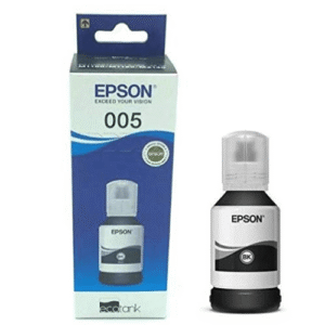 Epson 005 120 ml Black Ink Bottle, Compatible with M1100/M1120/M2140 Printer Models
